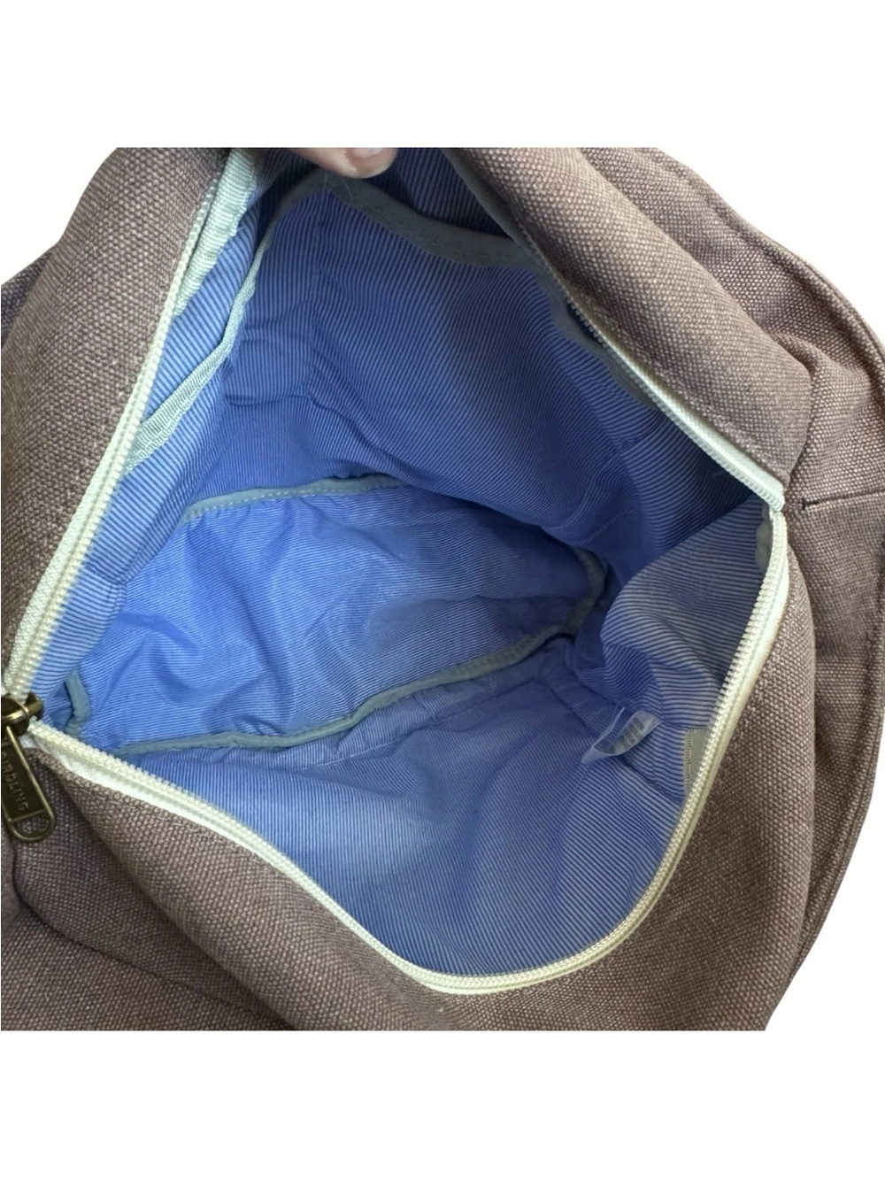 Birdling Pink Canvas Backpack Bag Tote - Picture 5 of 5